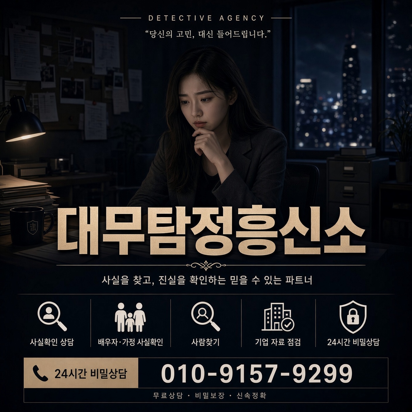 당신의 고민, 대무가 진심으로 들어드립니다 - 대무탐정흥신소