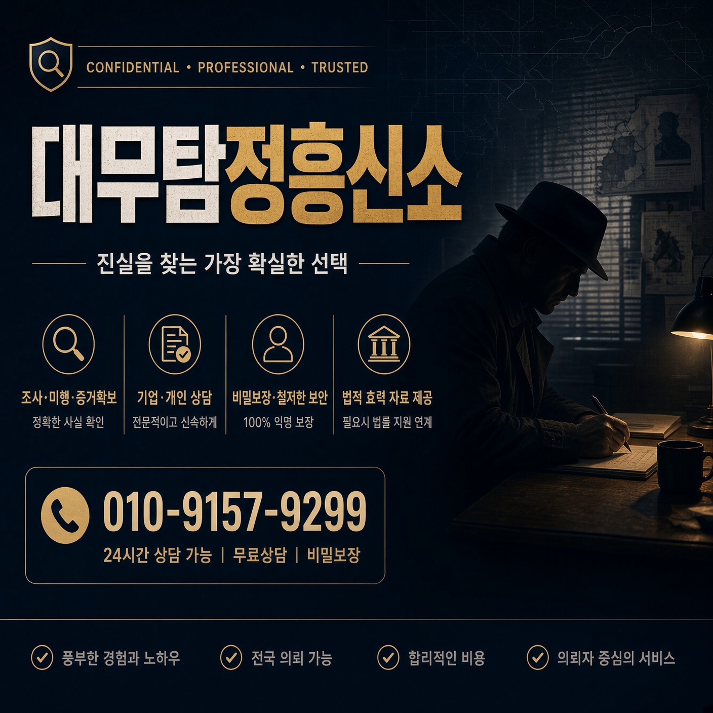 대무탐정흥신소 - 진실을 찾는 가장 확실한 선택